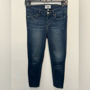 PAIGE Verdugo Ankle Jeans • Premium Stretch Denim • Skinny Fit Size 25